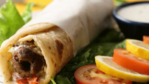 Seekh Kabab Roll Paratha
